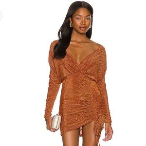 COPY - superdown off the shoulder mini dress size XS